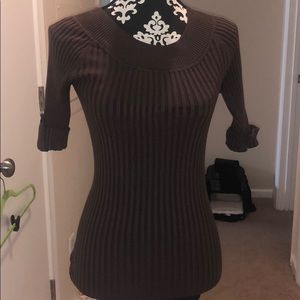 Brown Dress Sweater